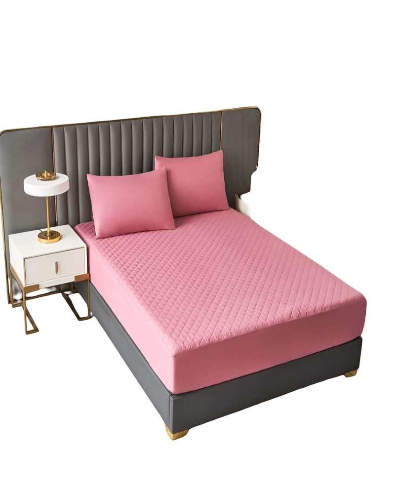 PROTECTOR PARA COLCHON IMPERMEABLE KING ROSA - 2
