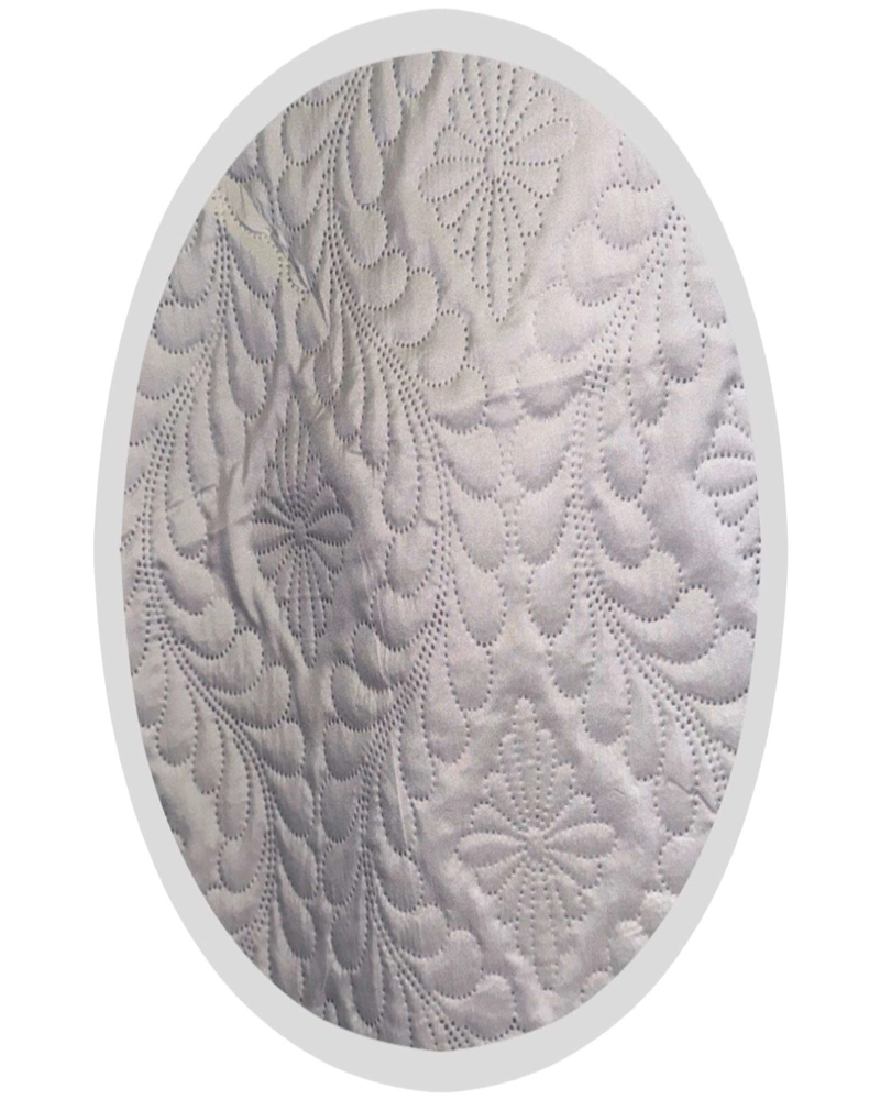 CUBRECAMA ELEGANTE  QUILT VERANO KING - SUPER KING 250 CM X 270 CM GRIS - 3
