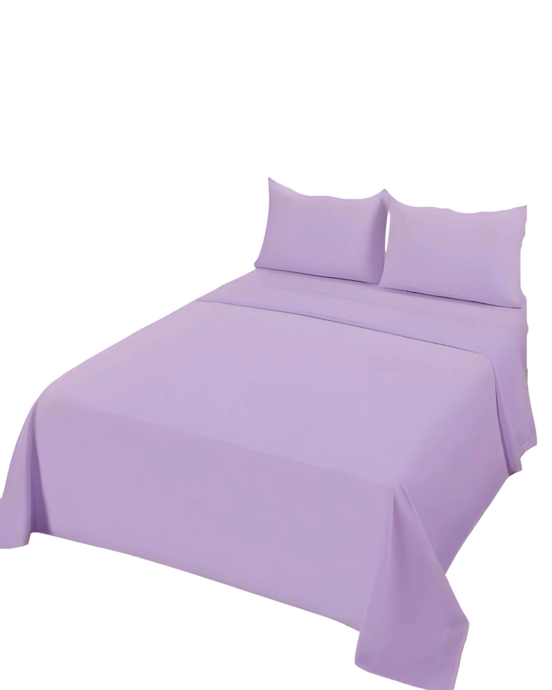 JUEGO DE SABANAS SUPERKING LILA - 1