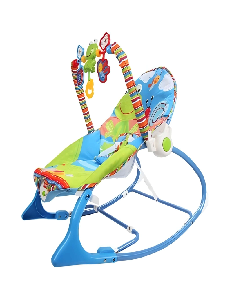 SILLA DE DESCANSO MUSICAL PARA BEBE  AZUL - 2