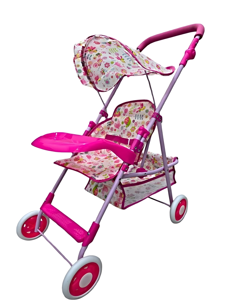 COCHE PARA MUÑECAS GRANDE MANGO REGULABLE - 2
