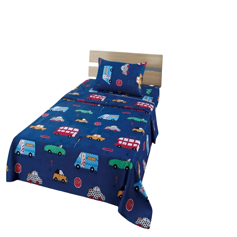 PACK DE SABANA INFANTIL DE 100 HILOS 1 PLAZA D3 - 4