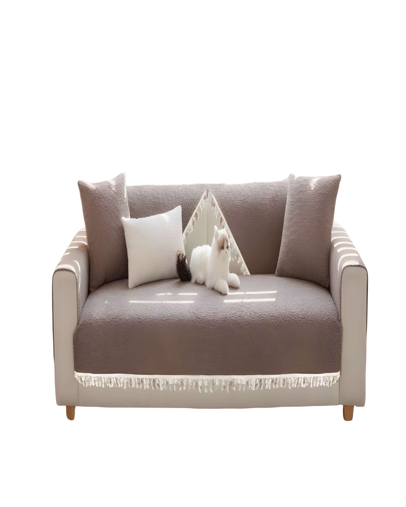 FUNDA PARA SOFA DE 5 PIEZAS CON FLECOS F03 - 1