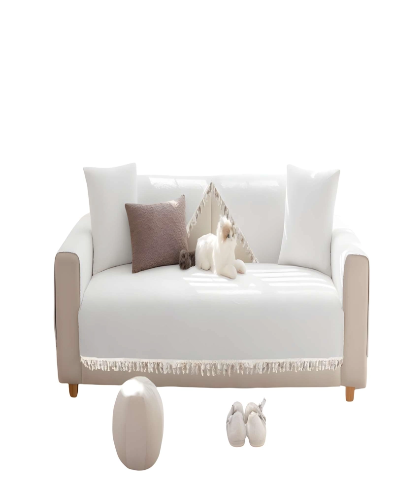 FUNDA PARA SOFA DE 5 PIEZAS CON FLECOS F02 - 1