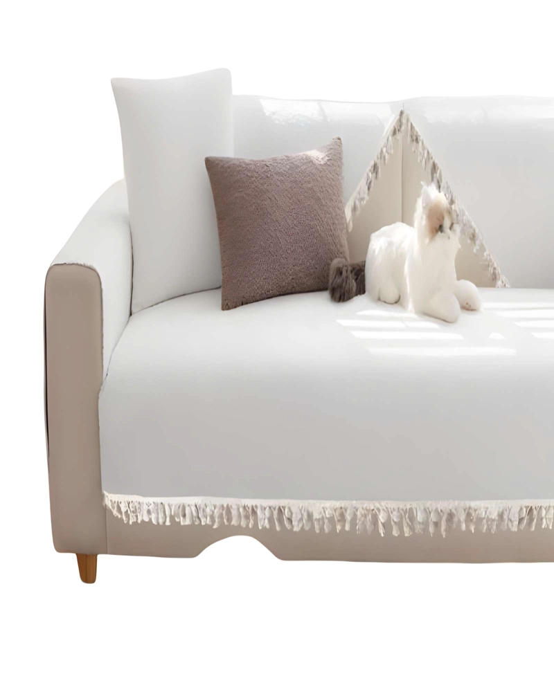 FUNDA PARA SOFA DE 5 PIEZAS CON FLECOS F02 - 2