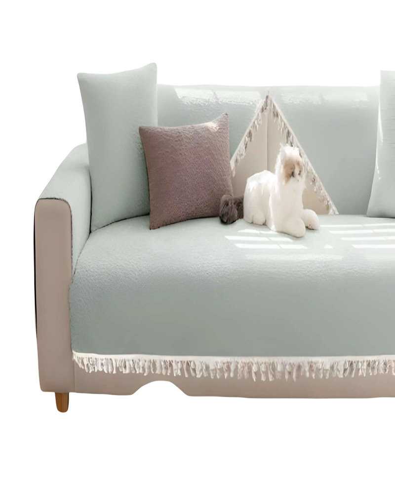 FUNDA PARA SOFA DE 5 PIEZAS CON FLECOS F04 - 2