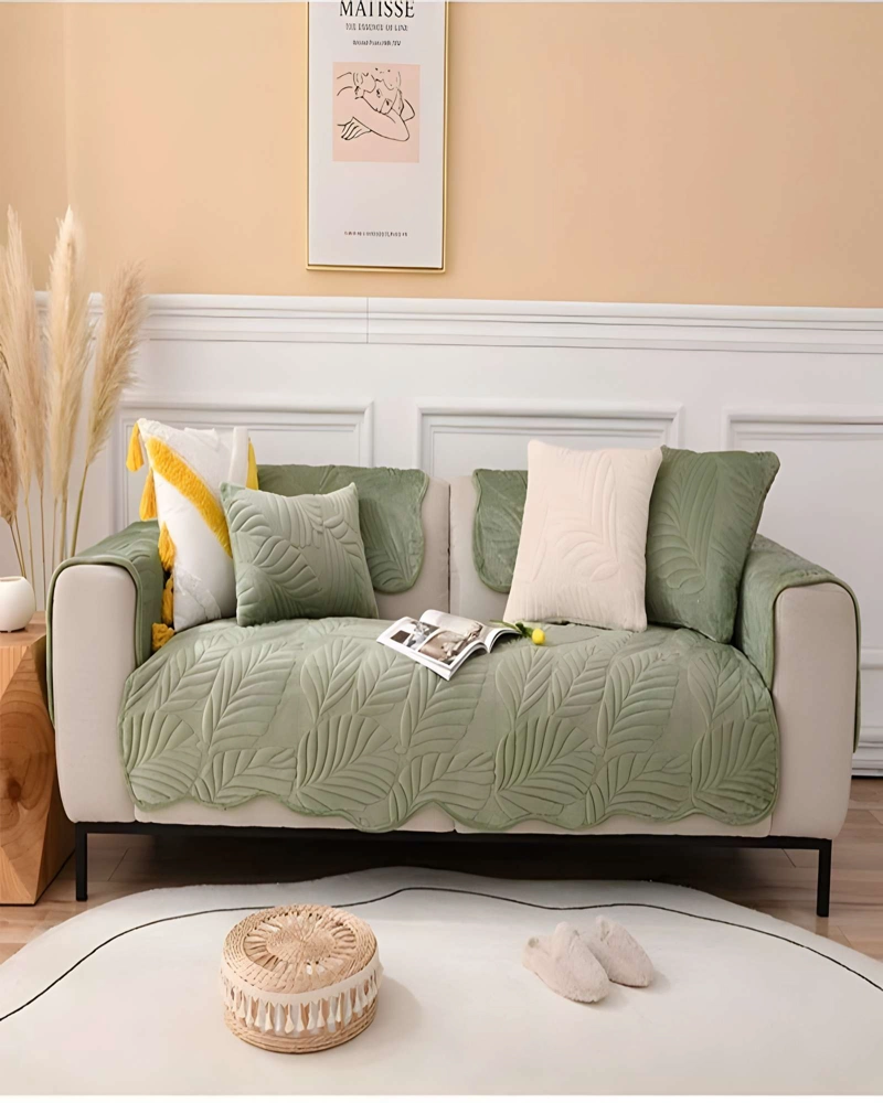 FUNDA PARA SOFA DE 5 PIEZAS CON RELIEVE R03 - 4