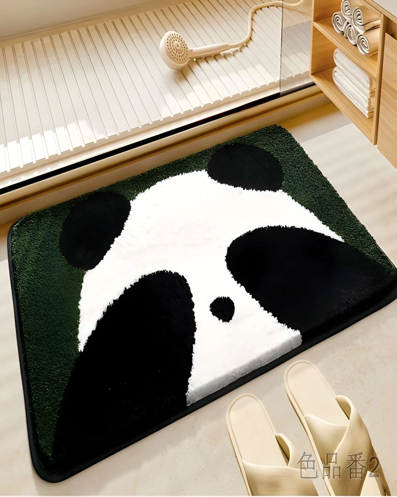 ALFOMBRA DECORATIVA DISEÑO MINIMALISTA VERDE 01 - 4