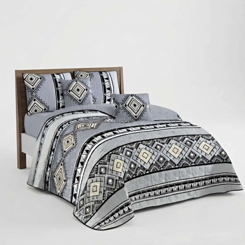 CUBRECAMADA DE VERANO PLAZA Y MEDIA CON DISEÑO J14 - 3