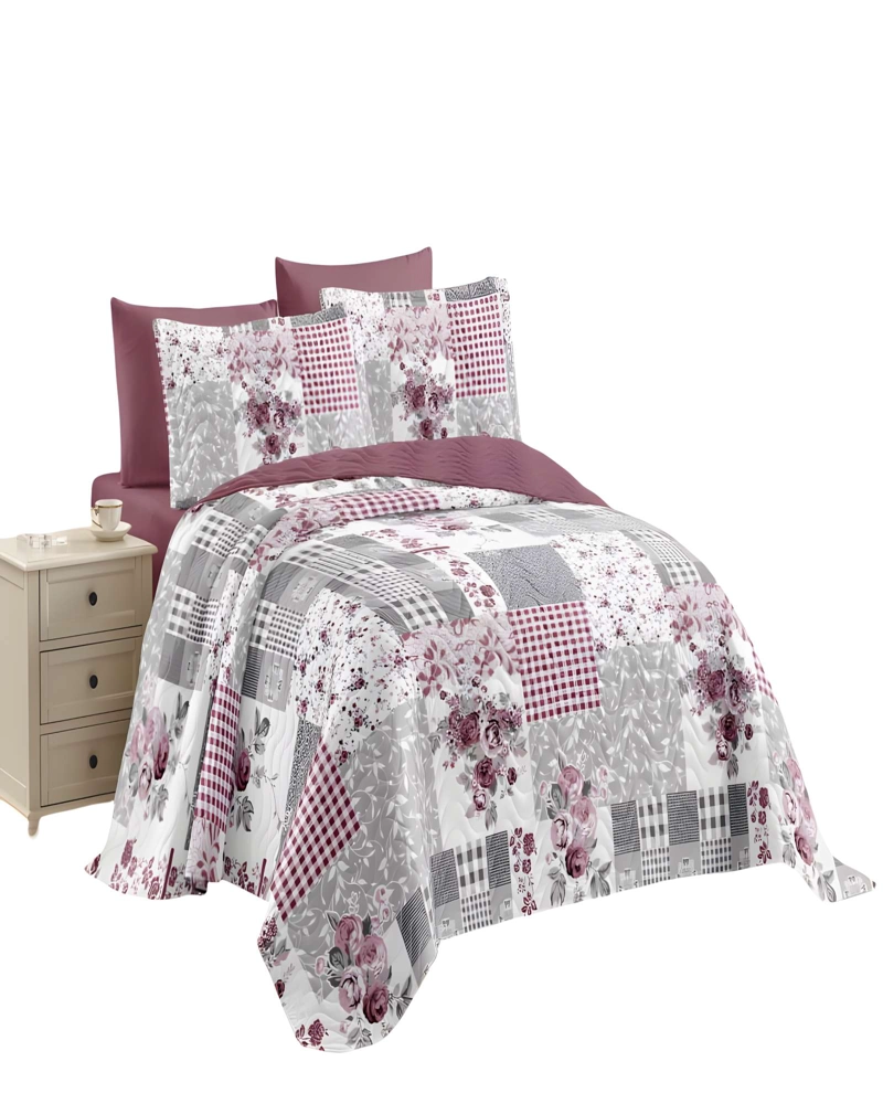 CUBRECAMA DE VERANO QUILT KING MULTICOLOR 06 - 1