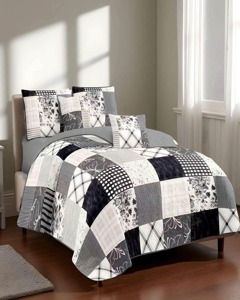 CUBRECAMA DE VERANO QUILT 2 PLAZAS MULTICOLOR 02 - 3