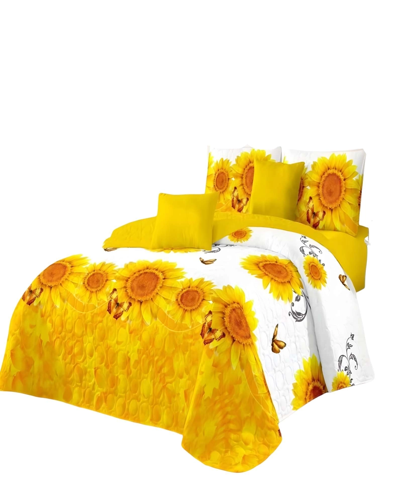 CUBRECAMA DE VERANO QUILT KING BLANCO 06 - 2