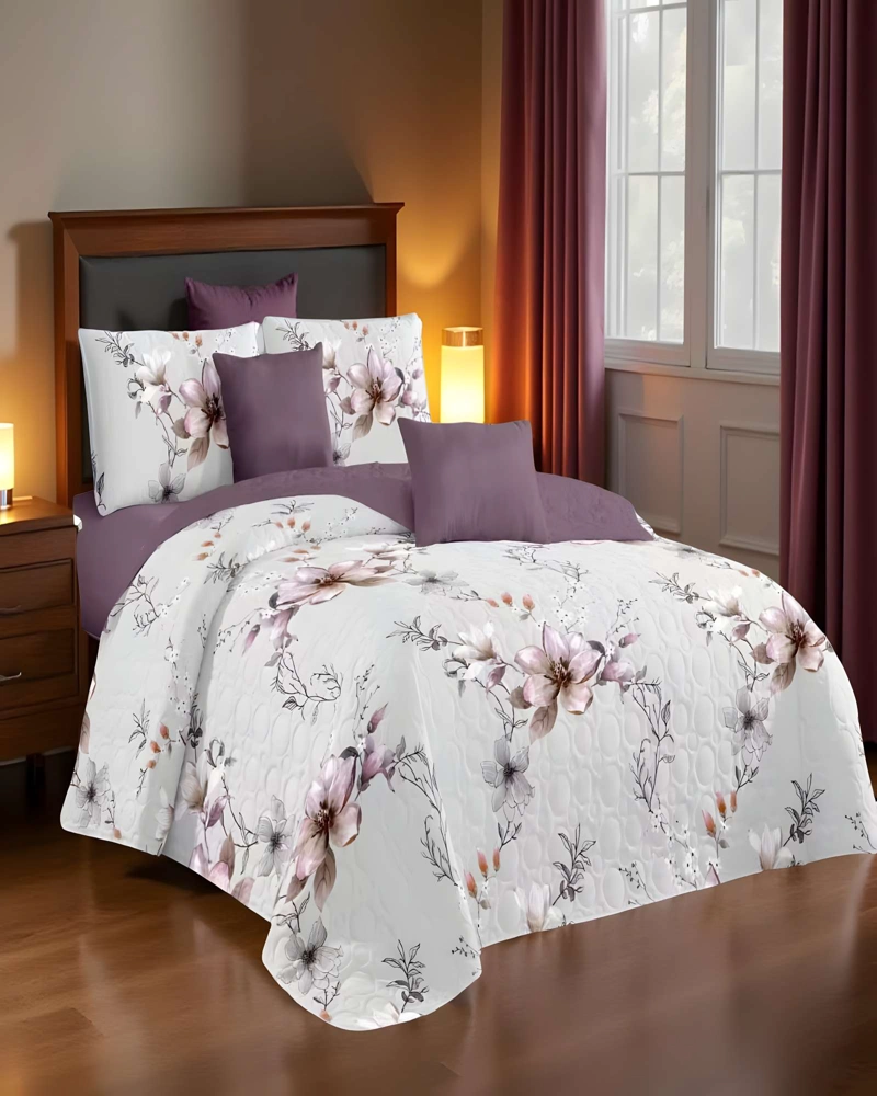 CUBRECAMA DE VERANO QUILT 2 PLAZAS BLANCO 01 - 3
