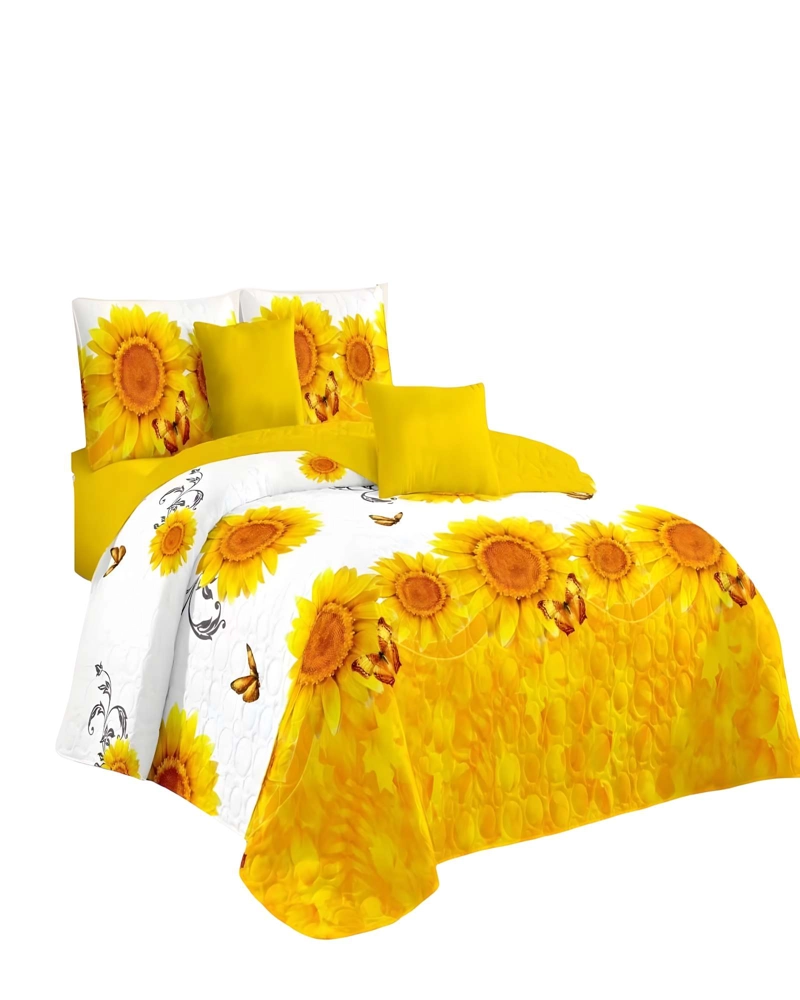 CUBRECAMA DE VERANO QUILT 2 PLAZAS BLANCO 06 - 1