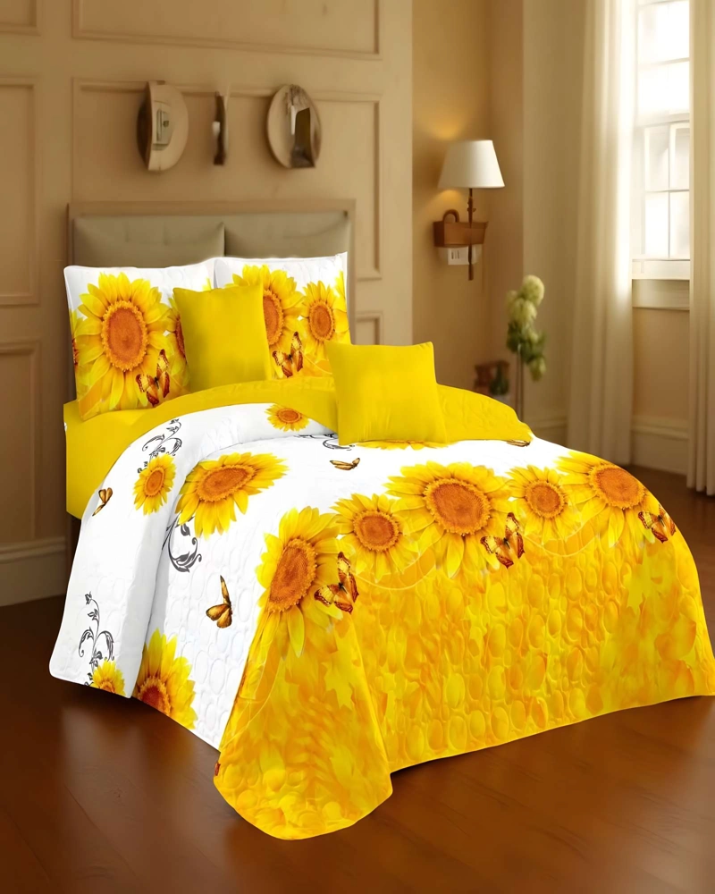 CUBRECAMA DE VERANO QUILT 2 PLAZAS BLANCO 06 - 3