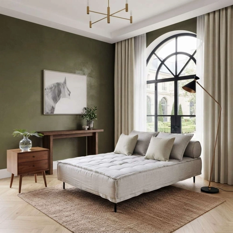 CORTINA 2 PAÑOS ENGOMADA BLACKOUT 230X140CM COLOR BEIGE - 3