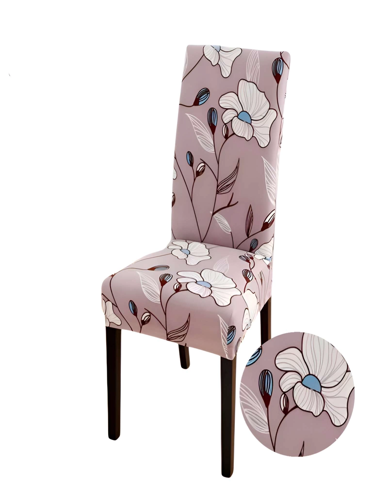 SET DE 6 FUNDAS DE SILLA 60CMX50CMX50CM ELASTICADAS CON DISEÑO ESTAMPADO F16 - 2