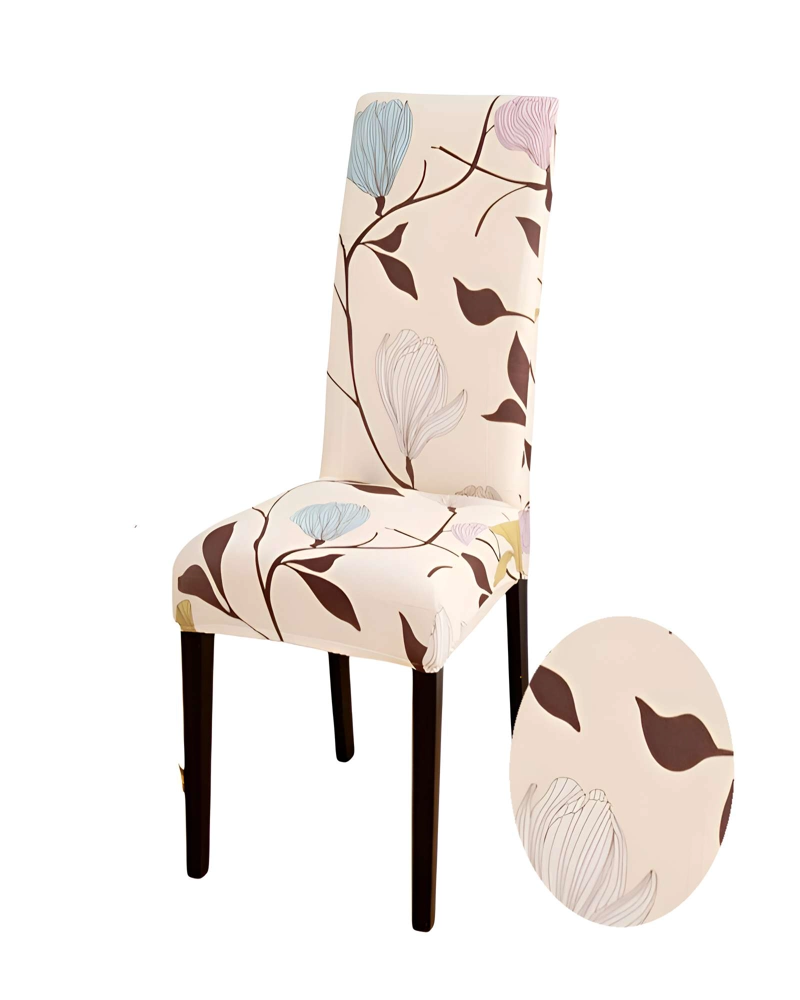 SET DE 6 FUNDAS DE SILLA 60CMX50CMX50CM ELASTICADAS CON DISEÑO ESTAMPADO F9 - 2