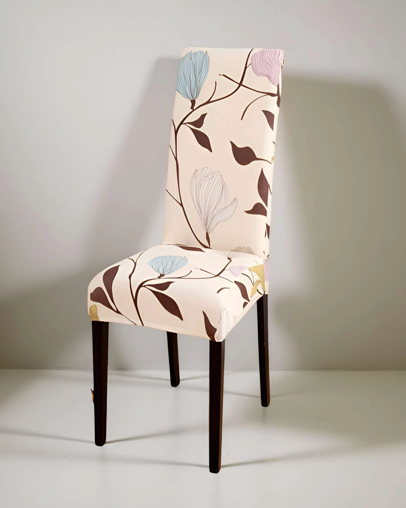 SET DE 6 FUNDAS DE SILLA 60CMX50CMX50CM ELASTICADAS CON DISEÑO ESTAMPADO F9 - 3
