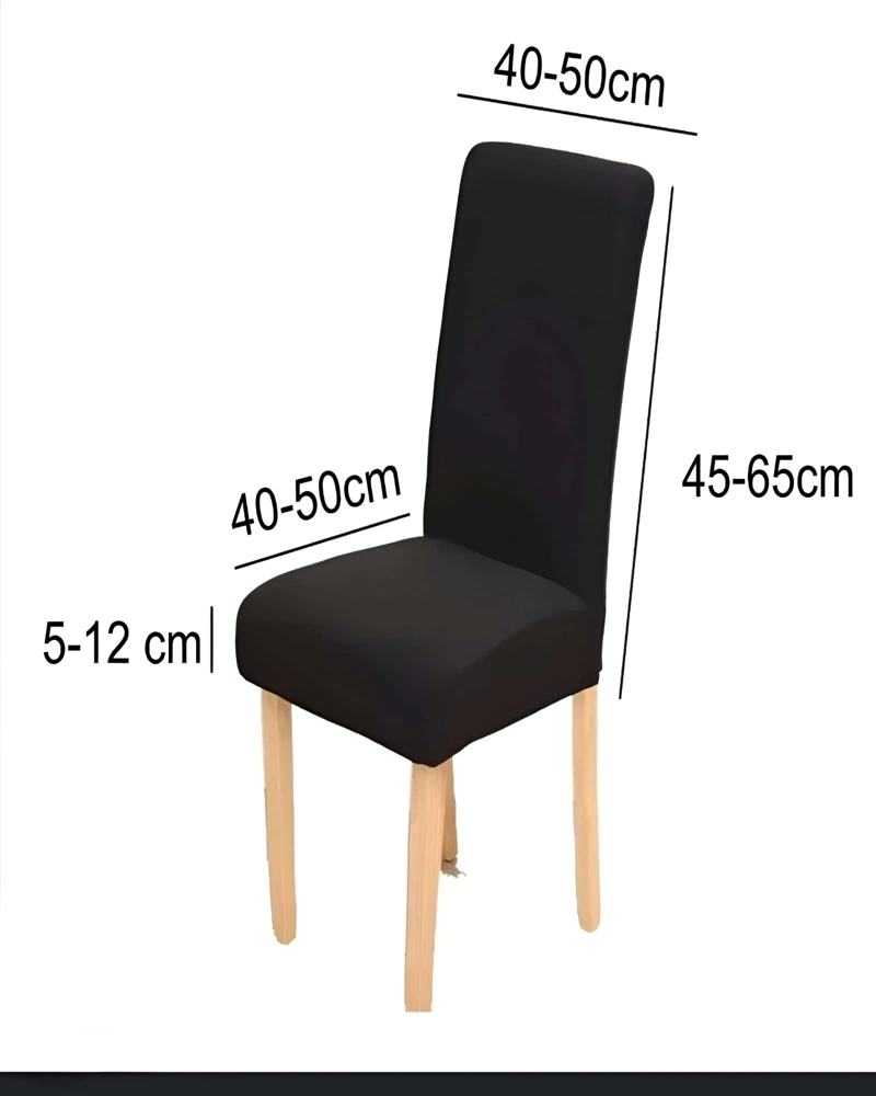 SET DE 6 FUNDAS DE SILLA 60CMX50CMX50CM ELASTICADAS CON DISEÑO ESTAMPADO F9 - 5