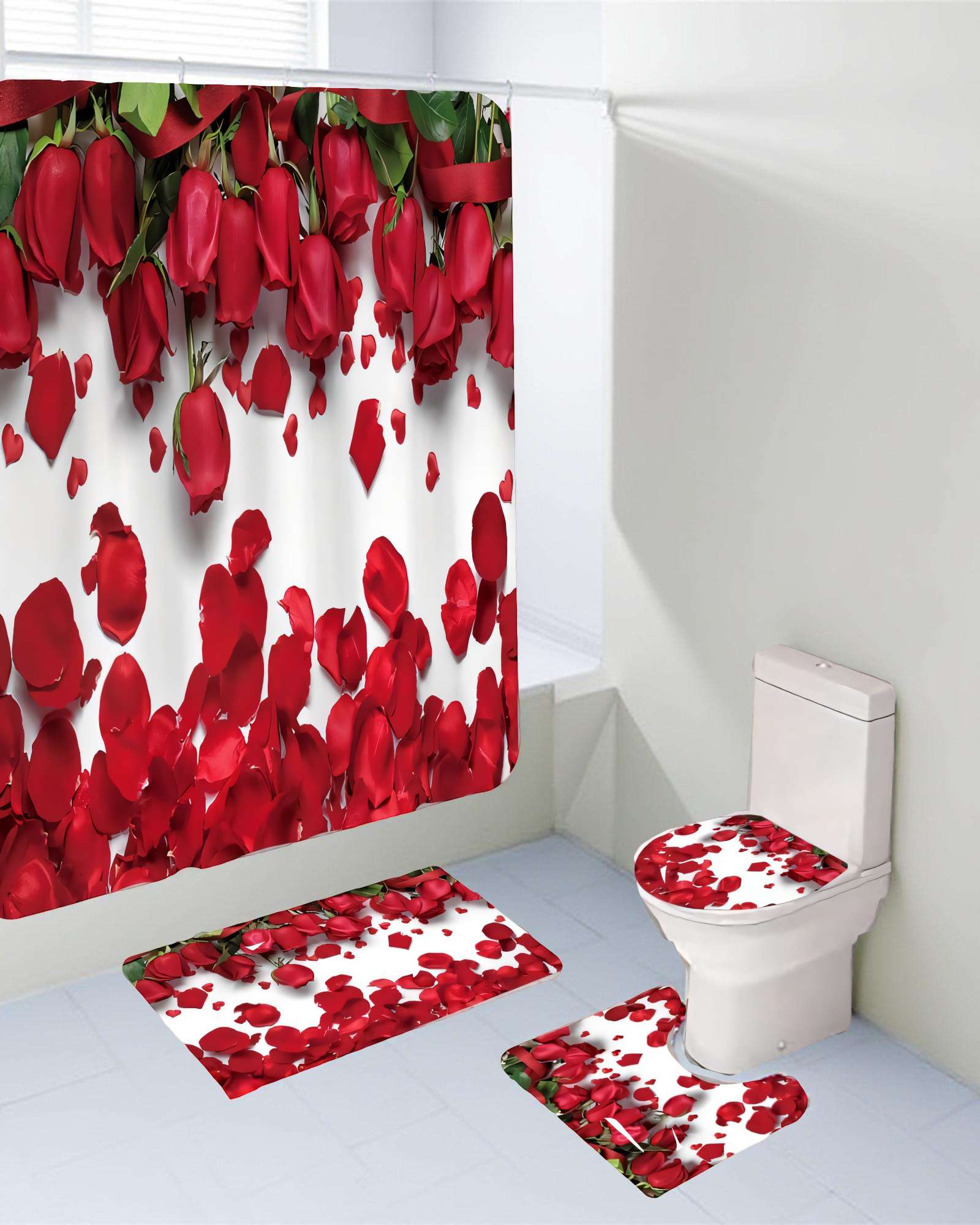 PACK PARA BAÑO DE 4 PIEZAS ESTAMPADAS  25 - 3
