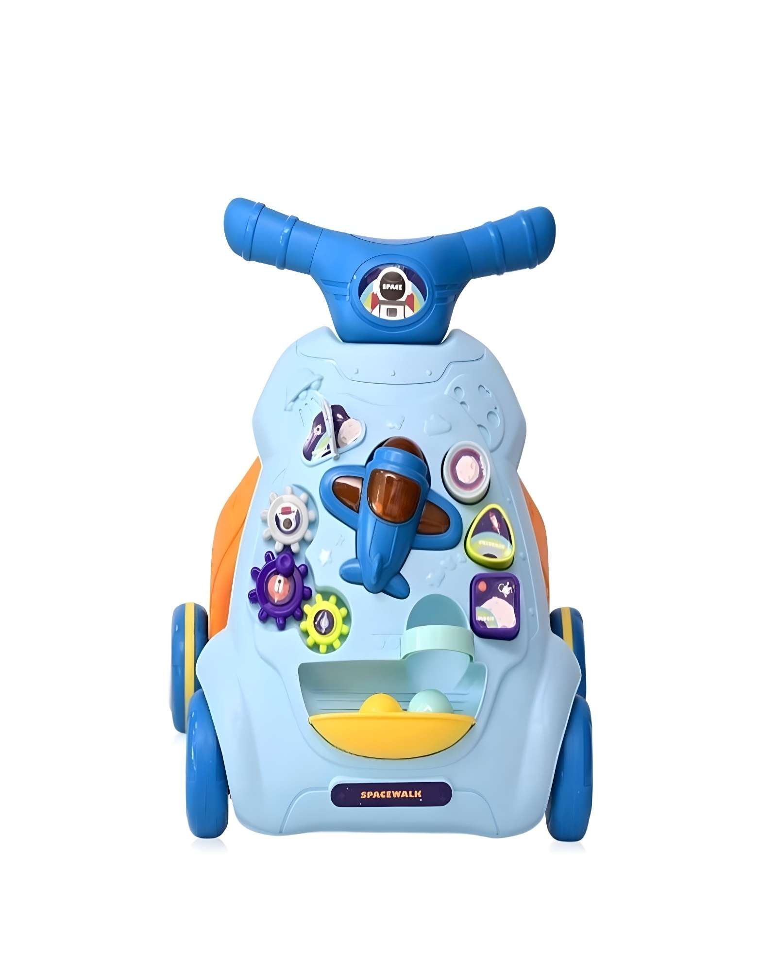 CAMINADOR INTERACTIVO AEREO PARA TU BEBE AZUL - 3