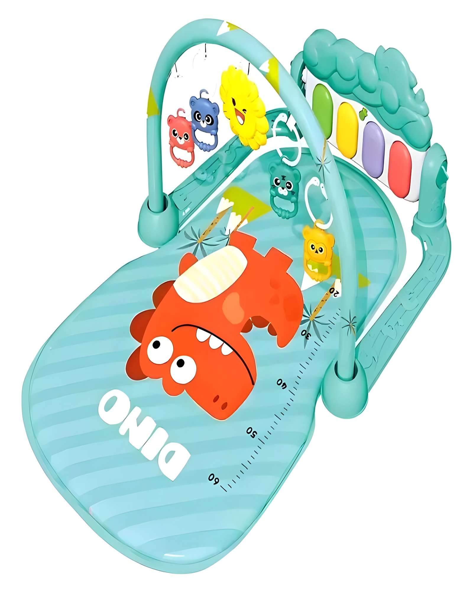 GIMNASIO MUSICAL PARA BEBE  ESTIMULACION TEMPRANA COMPLETA VERDE - 1