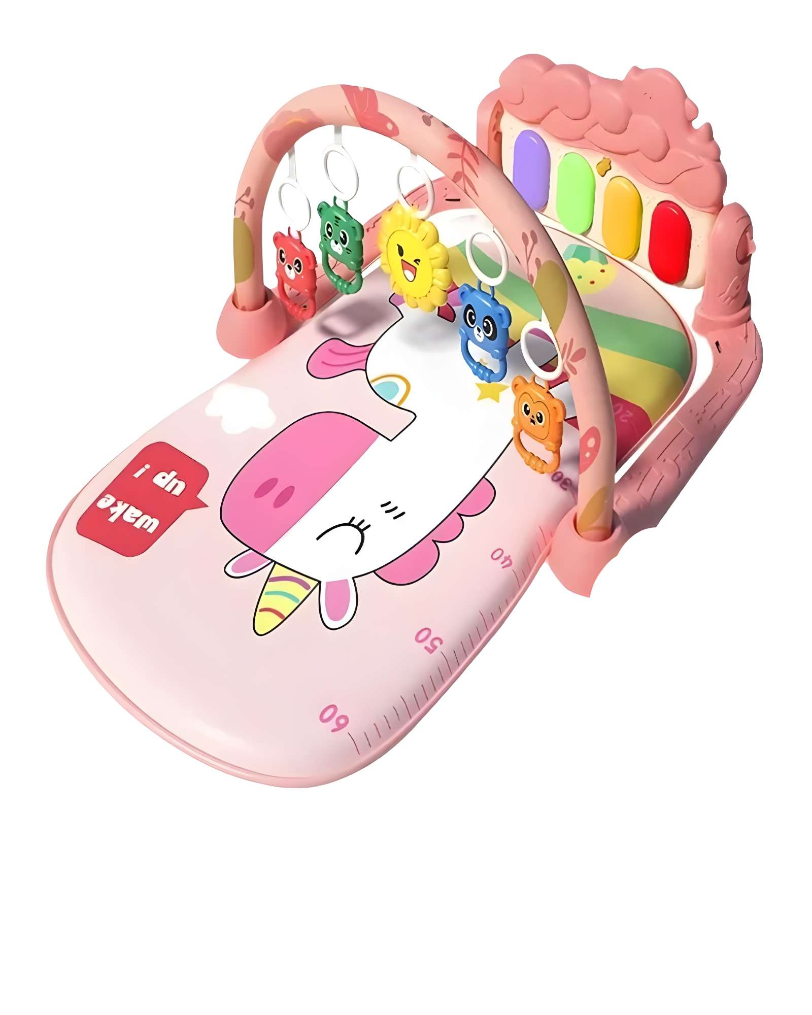 GIMNASIO MUSICAL PARA BEBE  ESTIMULACION TEMPRANA COMPLETA ROSADO - 1