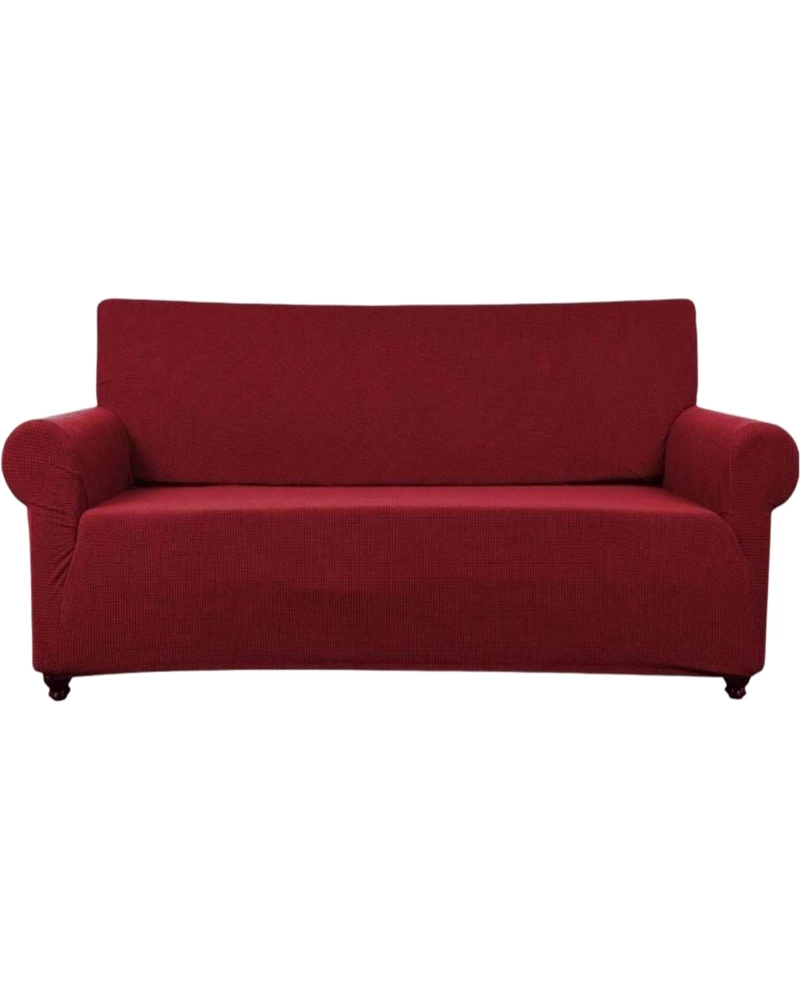 FUNDA DE SILLON CUADRILLE 3 CUERPOS BURDEO - 1