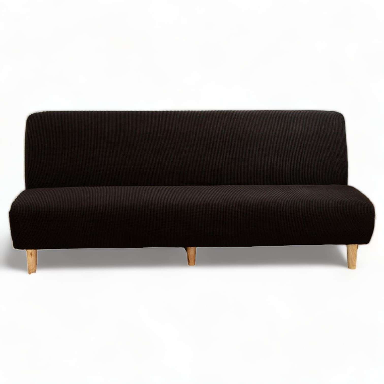 FUNDA DE FUTON CUADRILLE 3 CUERPOS NEGRO - 1
