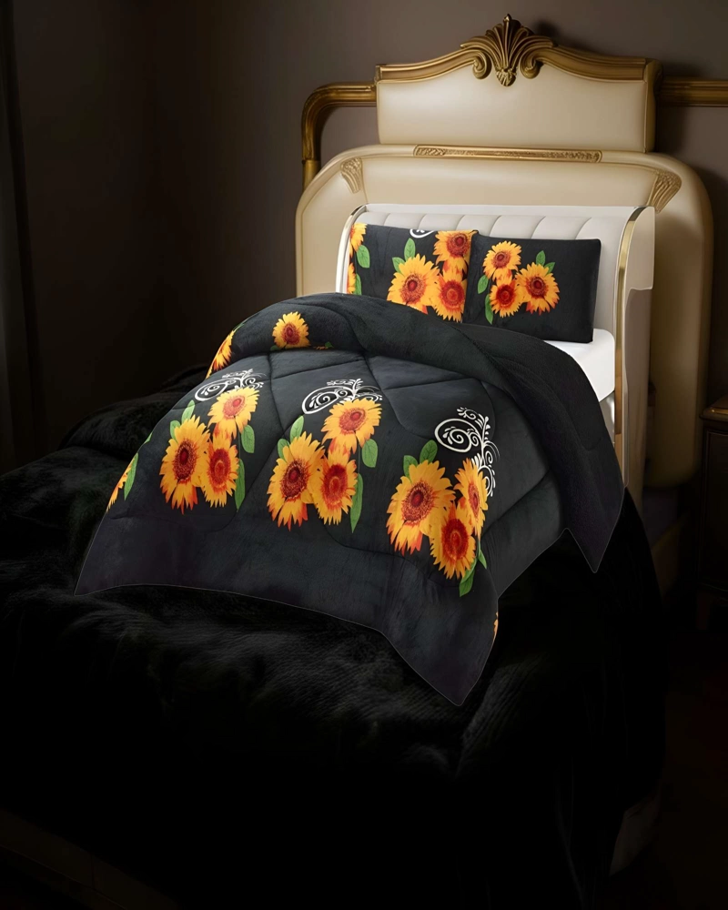 COBERTOR PLUSH CON CHIPORRO 2 PLAZAS 230X250CM COLOR NEGRO C10 - 3