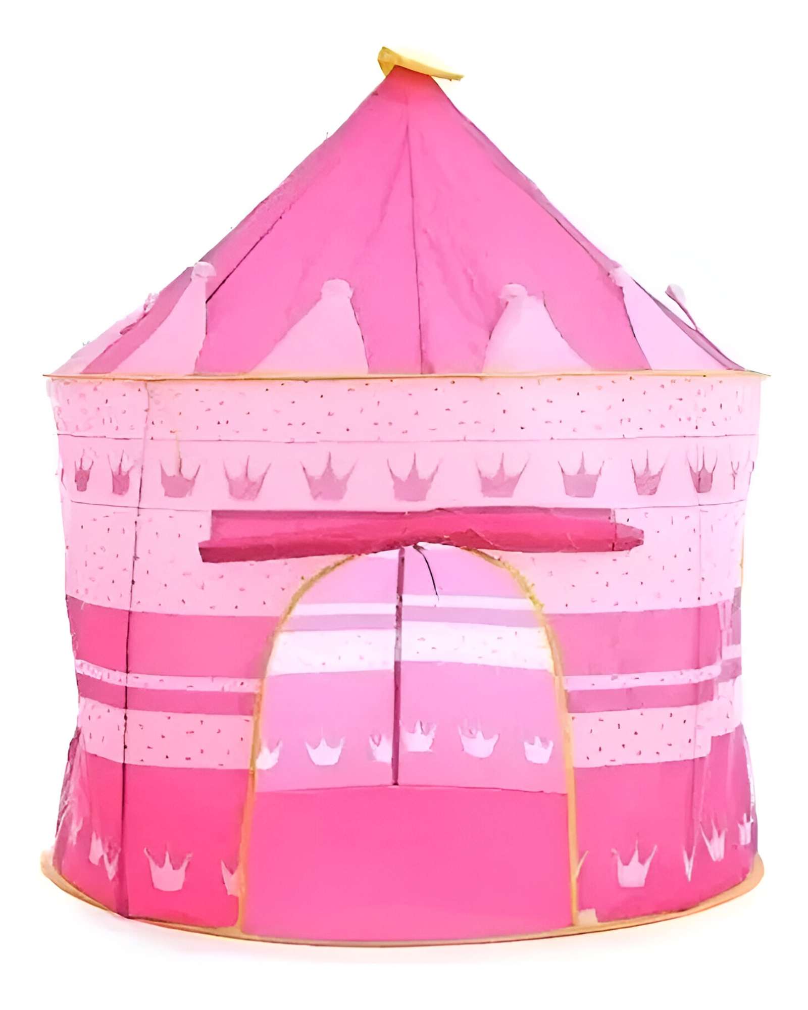 CARPA INFANTIL CON FORMA DE TORRE ROSADA - 1