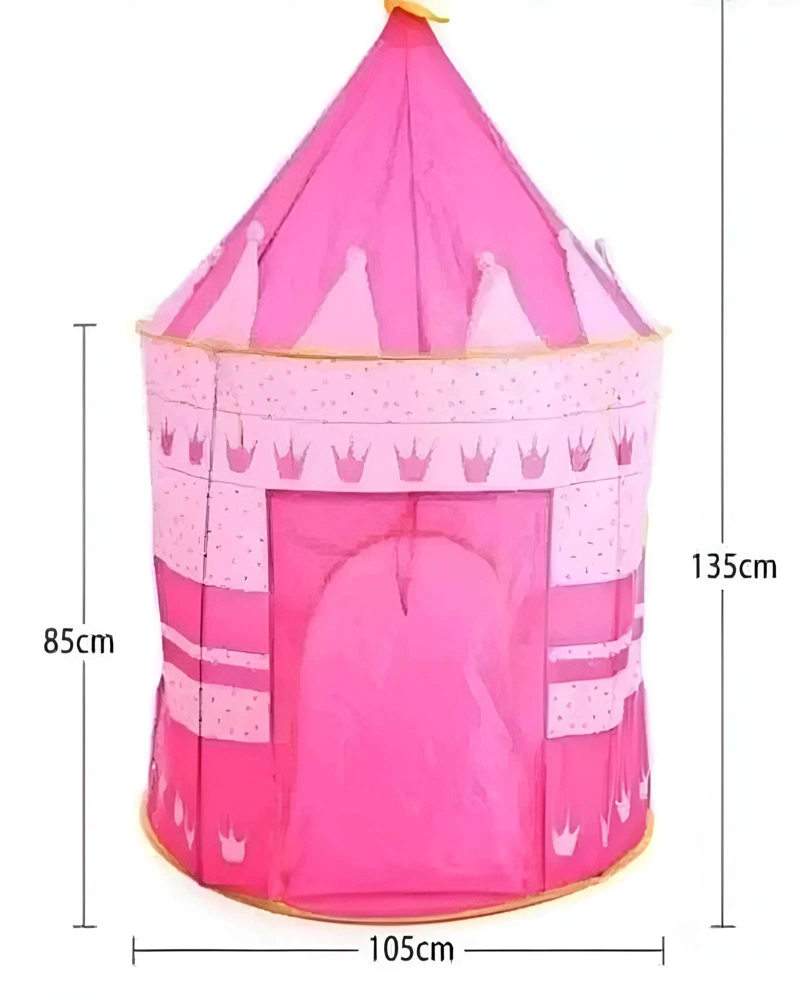 CARPA INFANTIL CON FORMA DE TORRE ROSADA - 2