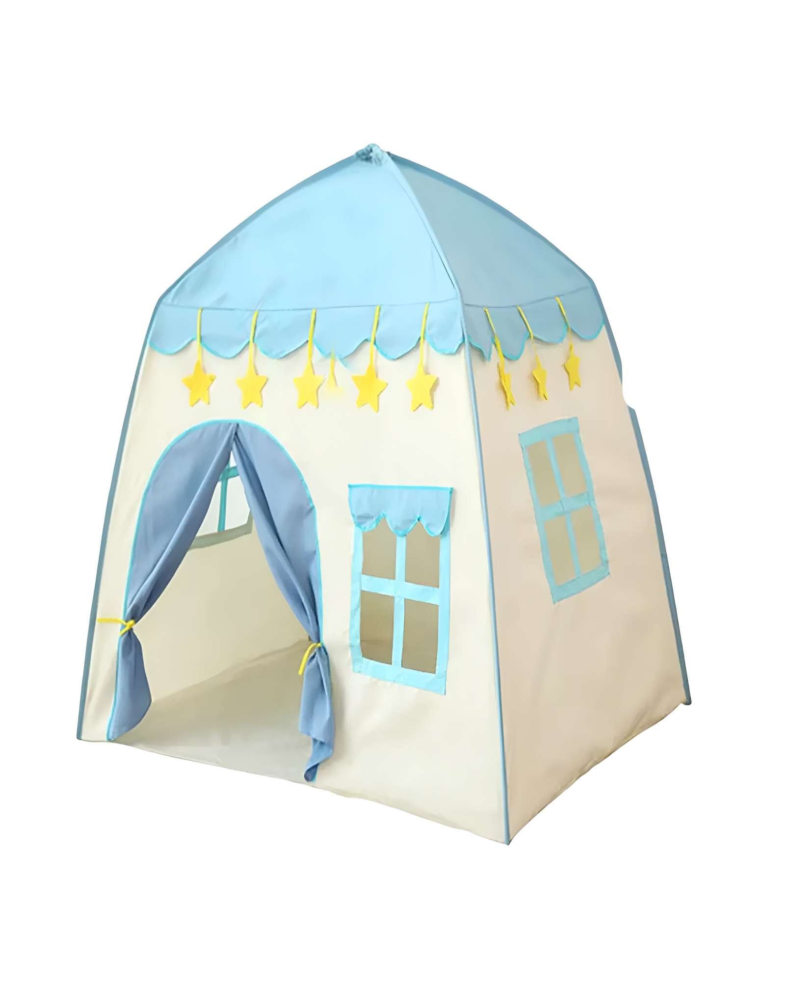 CARPA INFANTIL CON FORMA DE CASA CELESTE - 1