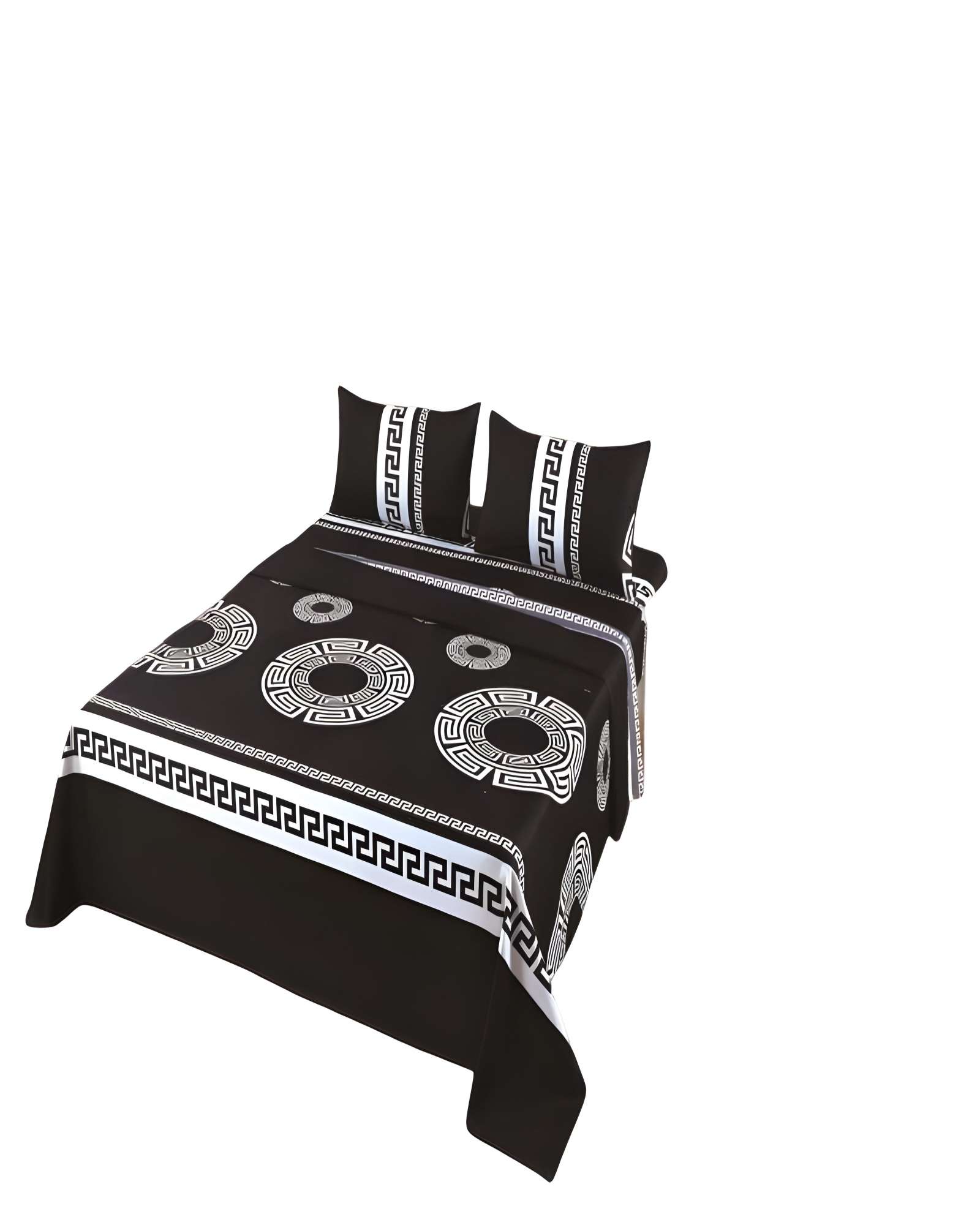 SET DE SABANAS GENERICAS CON DISEÑO PLAZA Y MEDIA S03 - 1