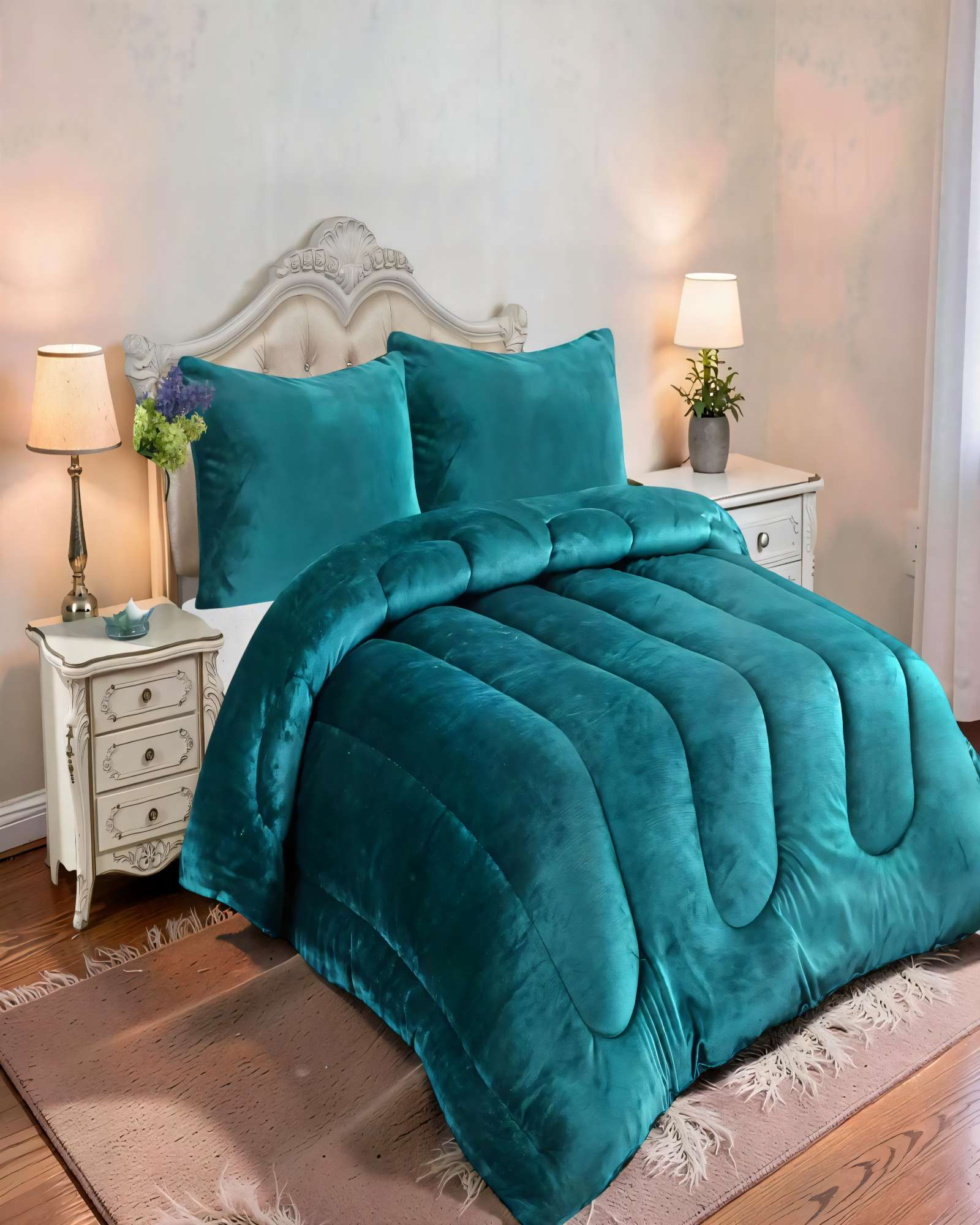 PLUMON DE INVIERNO CHIPORRO 250CMX270CM KING   COLOR VERDE - 3