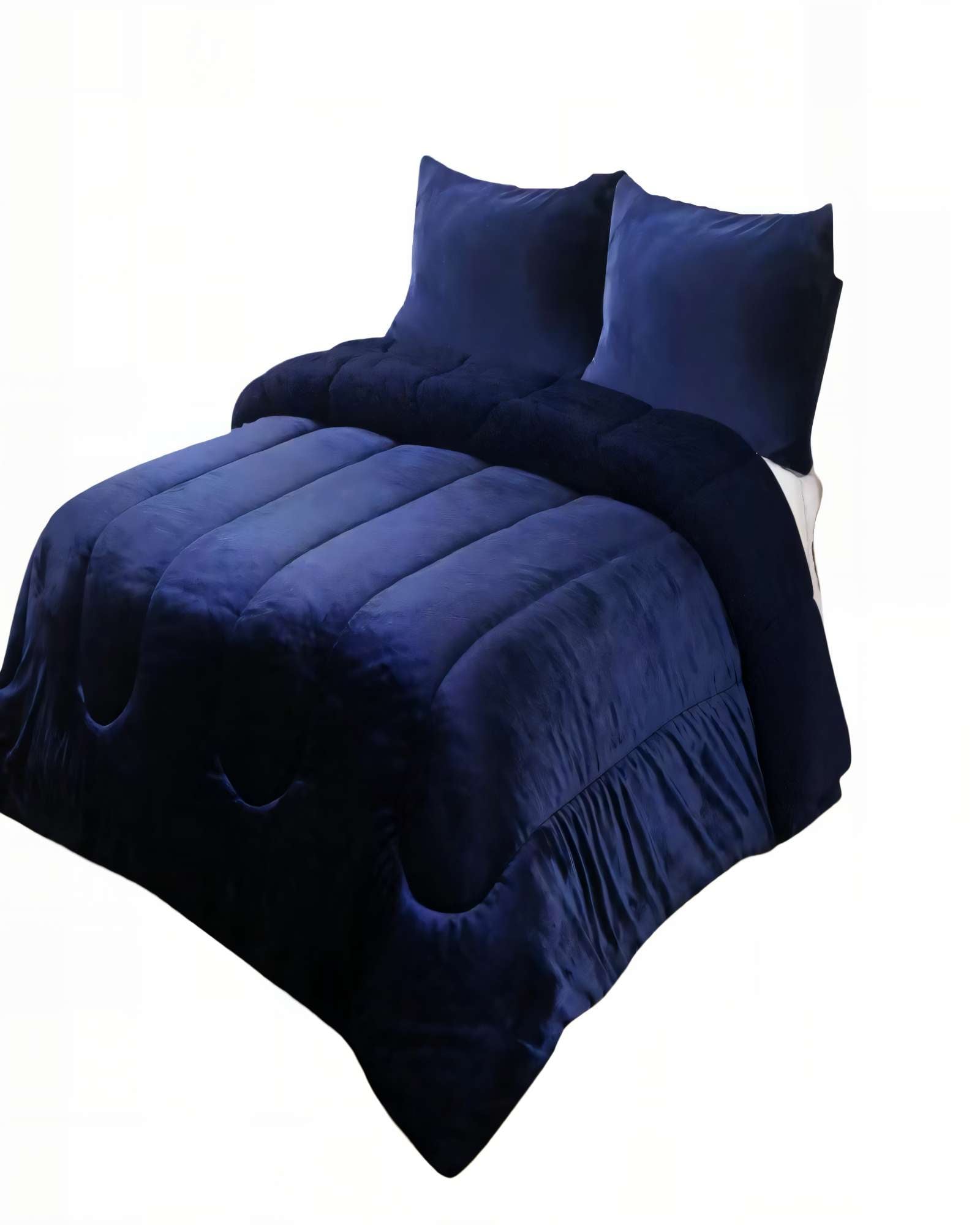 PLUMON DE INVIERNO CHIPORRO 230CMX250CM 2 PLAZA  COLOR AZUL - 1