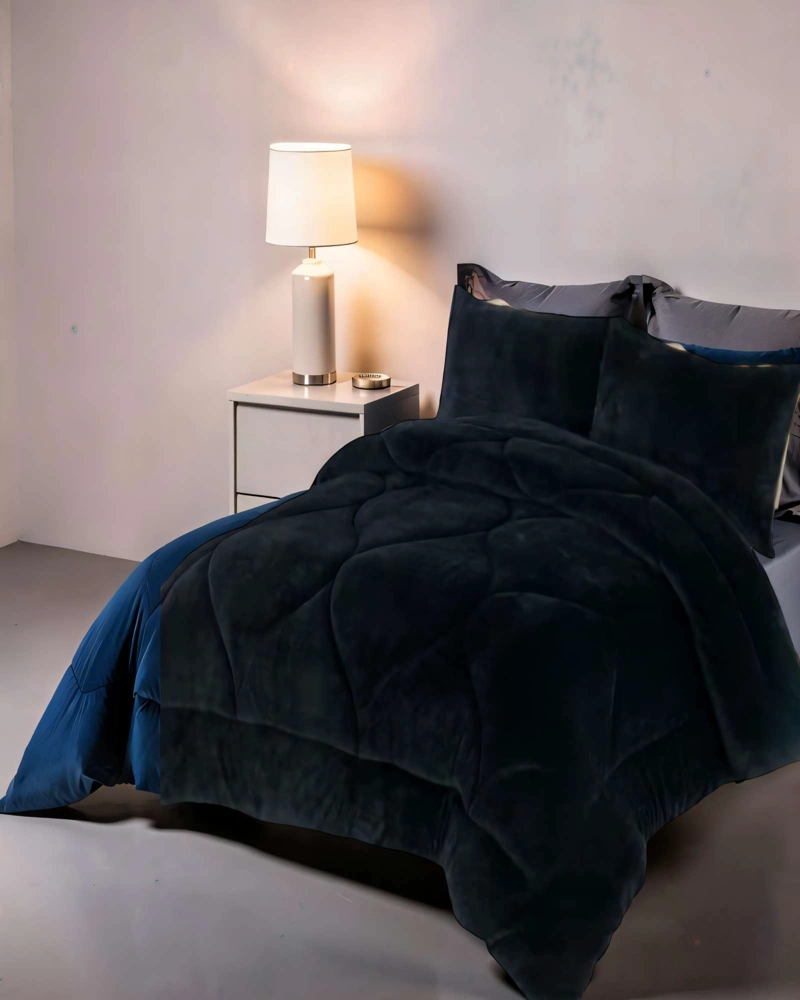 PLUMON DE INVIERNO CHIPORRO 250CMX270CM KING   COLOR NEGRO 2 - 4