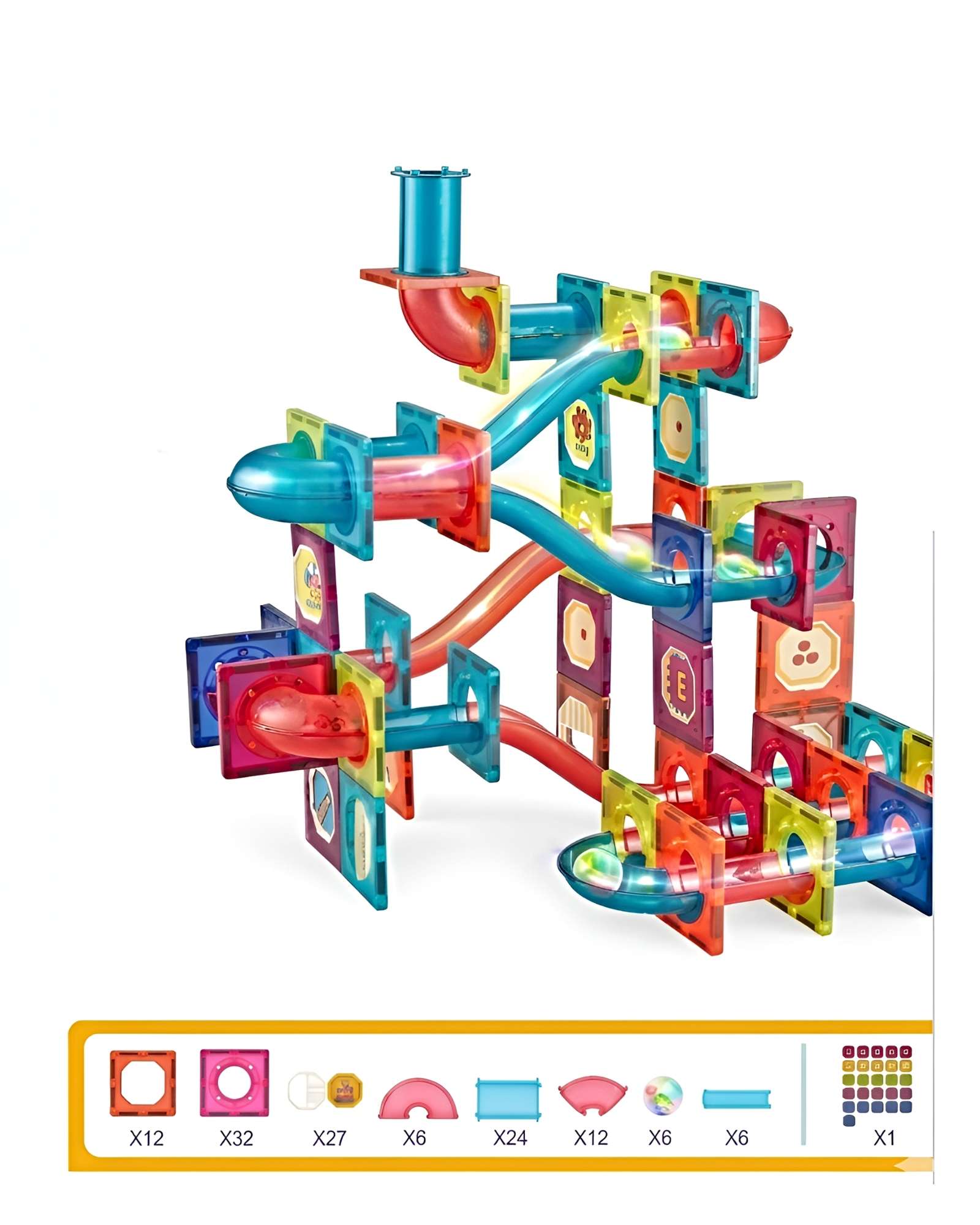 KIT DE BLOCK MAGNETICO DE 125 PIEZAS - 3