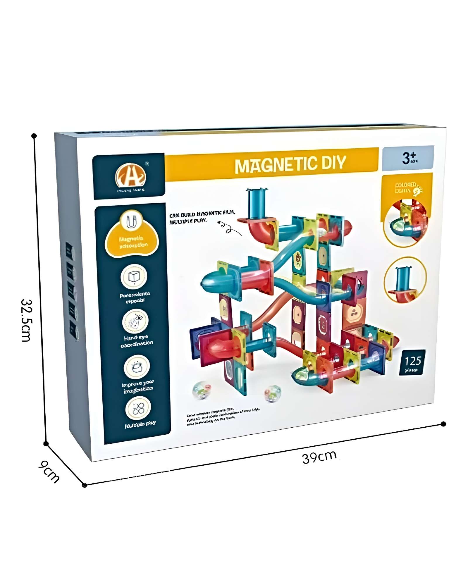 KIT DE BLOCK MAGNETICO DE 125 PIEZAS - 4