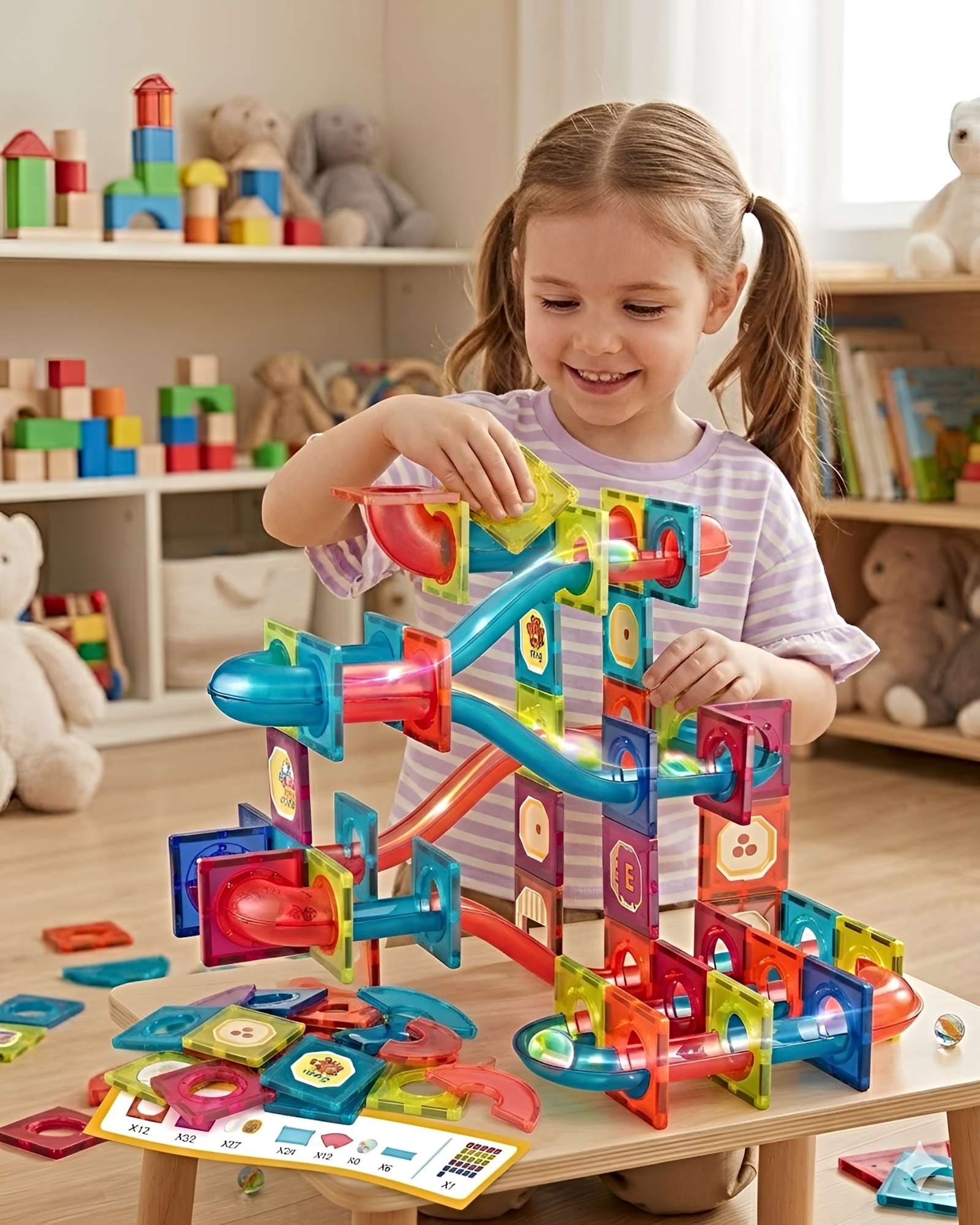 KIT DE BLOCK MAGNETICO DE 125 PIEZAS - 6