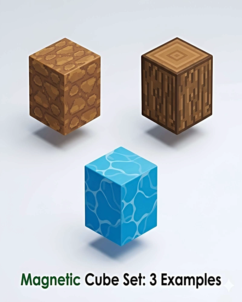 CUBO MAGICO MAGNE TICO MULTIFUNCIONAL 100 PIEZAS - 5