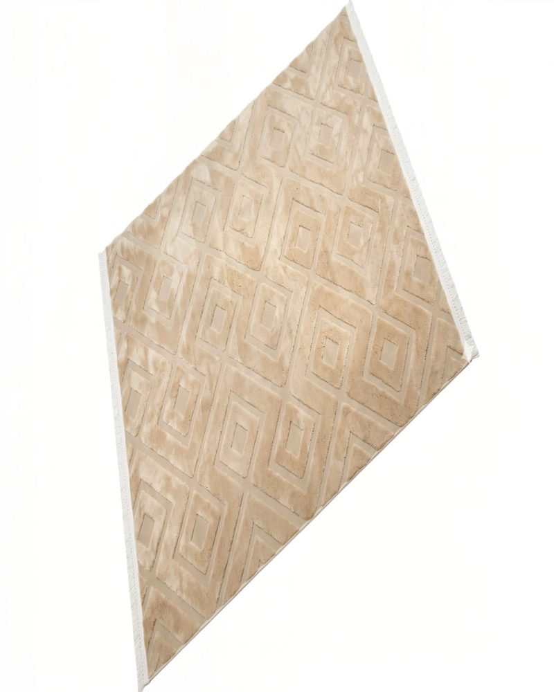 ALFOMBRA 150 X 200 DECORATIVA JACQUARDCOLOR BEIGE 3 - 2