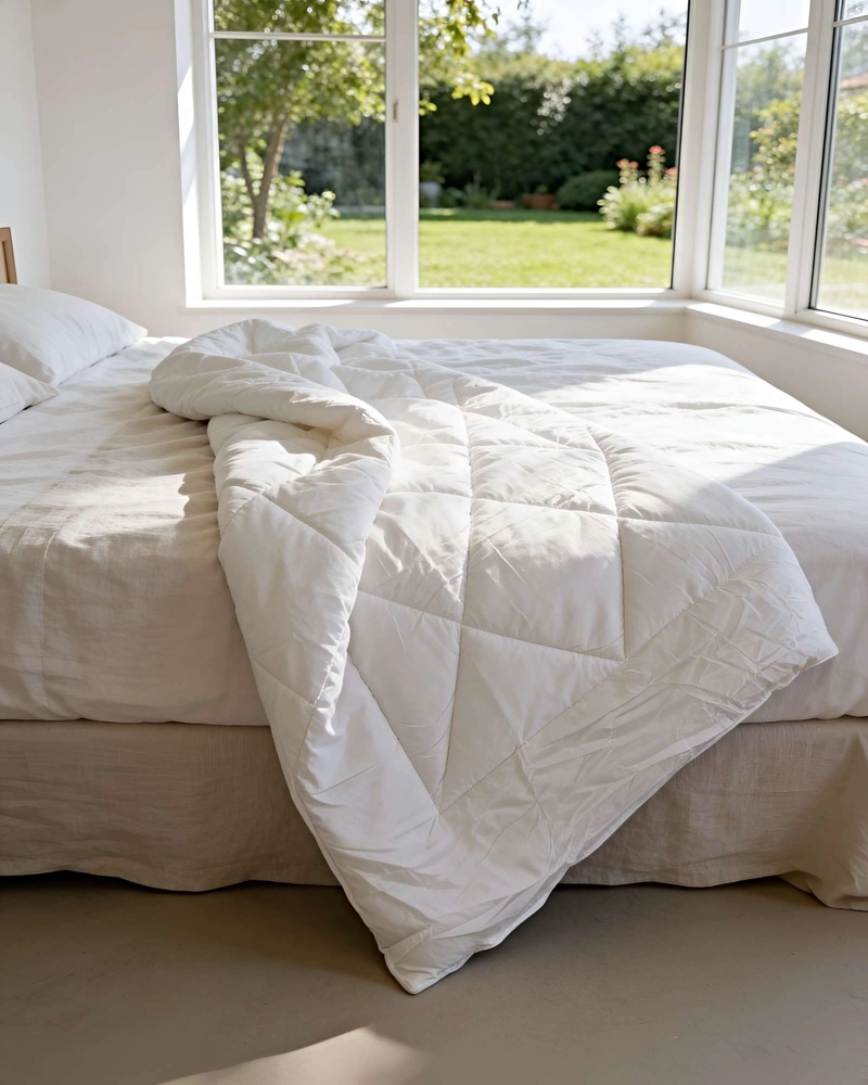 PACK COBERTOR DE INVIERNO DELGADO 2 PLAZAS 230X250CM BLANCO - 4