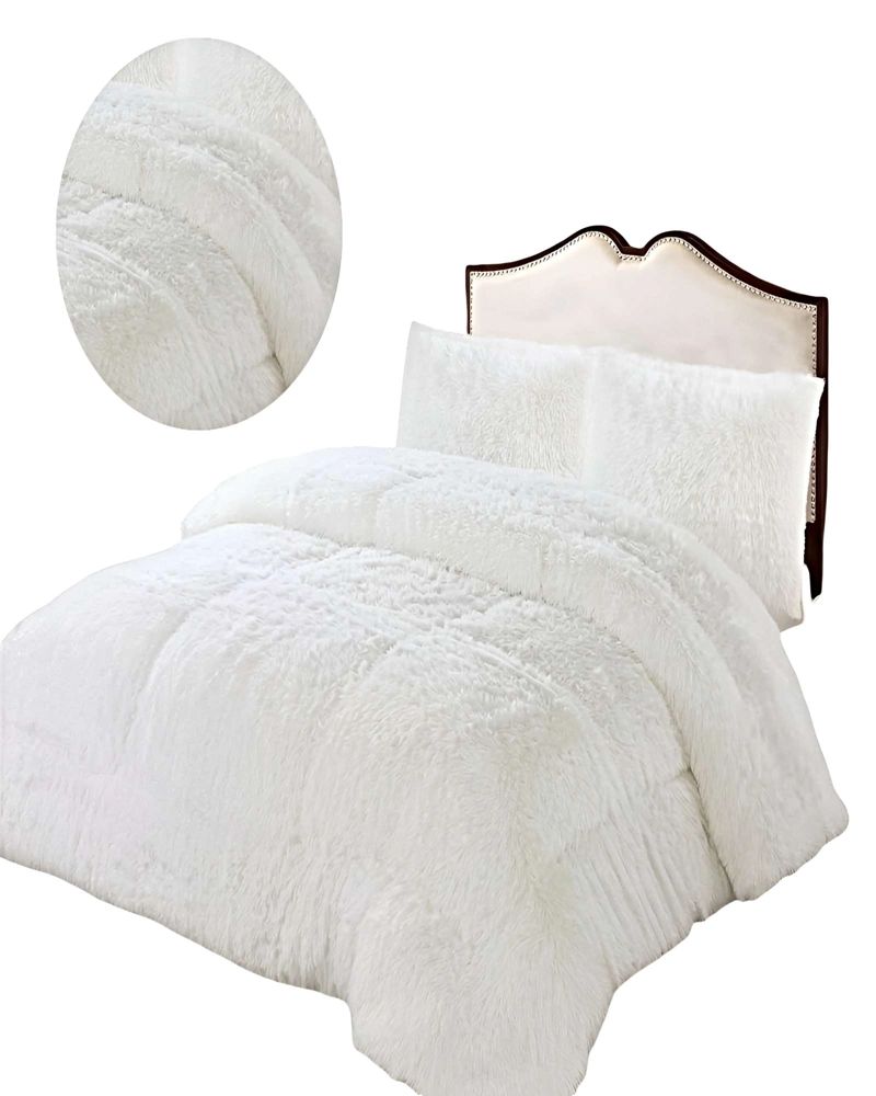 PACK COBERTOR DE INVIERNO PELUDO 2 PLAZAS 230X250CM CLANCO - 2