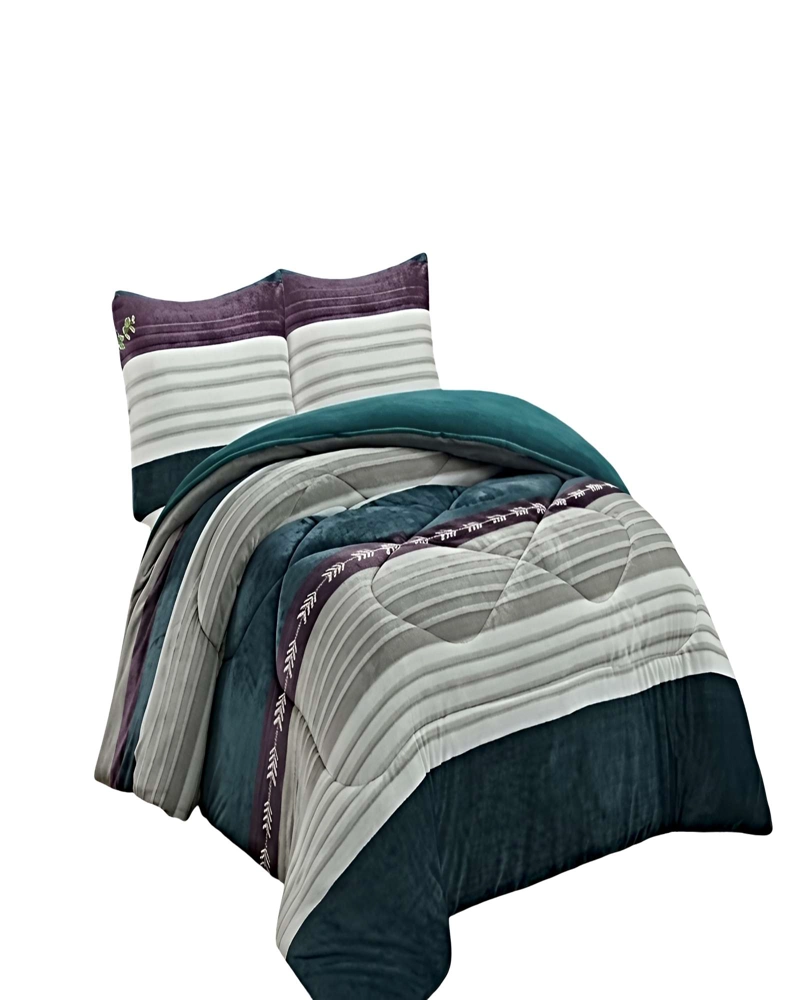 PACK COBERTOR DE INVIERNO PLUSH 1.5 PLAZA 180X200CM MULTICOLOR 1 - 1