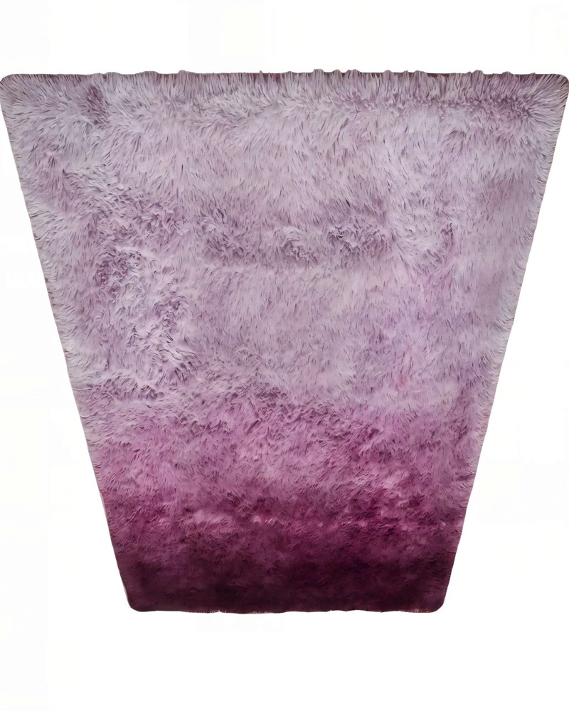 ALFOMBRA TEXTURA PELUDA  200X240   COLOR ROSADO DEGRADADO - 2