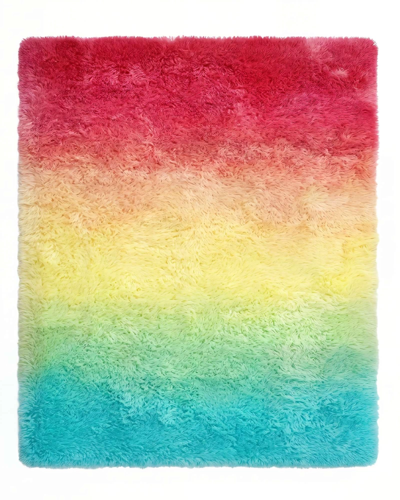 ALFOMBRA TEXTURA PELUDA  200X240   ARCOIRIS - 2