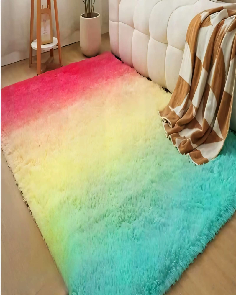 ALFOMBRA TEXTURA PELUDA  200X240   ARCOIRIS - 3