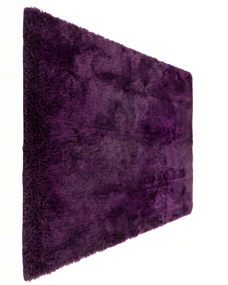 ALFOMBRA TEXTURA PELUDA  200X240   COLOR MORADO 2 - 2
